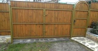 Купить распашные ворота деревянные Краснотурьинск, цена от 2695 руб.